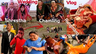Triple Marriage Vlog !! ChamlingRai, Rungmang Rai, & Shrestha Wedding ! Village Marriage System