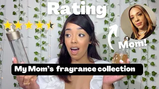 RATING MY MOM’s ENTIRE FRAGRANCE COLLECTION!😱 *MUST WATCH!