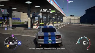 Need For Speed Payback (2017) - The Curator Announce Tyler Morgan While Driving Ford Mustang