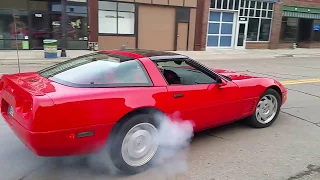 1996 Corvette Burnout