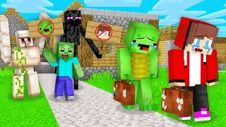 Why Did Mobs Kick Mikey and JJ Out Of The Village in Minecraft? (Maizen)