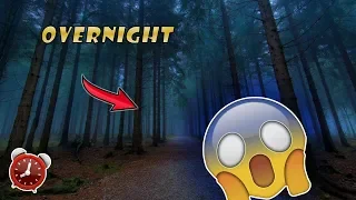 SLEEPING Overnight In HAUNTED FOREST On £5 Supplies! (SCARY)