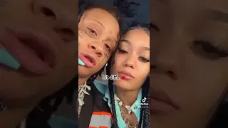 Trippie redd💔,ex Coi Leray😈now with Blueface💜