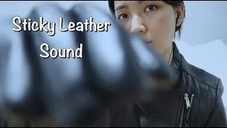 [ASMR] Glove asmr I Intense Squeaky Leather Sounds I 가죽장갑 asmr I Sticky leather sounds Leather