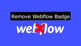 Export Webflow Website for free 2021 and remove badge