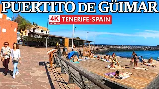 TENERIFE - PUERTITO DE GÜIMAR | See the Actual Appearance ☀️ 4K Walk ● February 2024