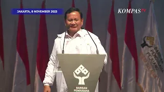 Prabowo: Ada Pihak yang Takut Kalau Dirinya Terpilih Jadi Presiden!