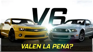 LOS MEJORES MUSCLE CARS V6! 🔥🏁🇺🇸