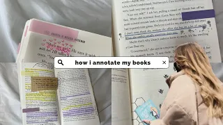 how i annotate my books (aesthetic annotations!)