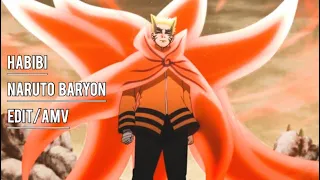 Naruto baryon mode[AMV/EDIT]Habibi(Albanian remix)#shorts