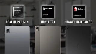 TABLET MURAH! realme Pad Mini VS Nokia T21 VS Huawei MatePad SE