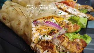 How To Make Grilled Chicken Go Wrap My Way 🤤 #foodie #chicken