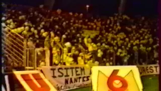 FCN - PSG 92/93 : Tribune Loire old school