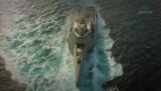 Austal USA - Littoral Combat Ship INDY variant Highlight Video (LCS 12 update)