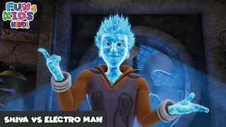 Shiva Vs Electro Man | Shiva | Episode 8 | Fun 4 Kids - Hindi | Funny Action Cartoon