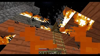 ПОЖАР В ДОМЕ. ОТСТРАИВАЕМ ДОМ. Minecraft