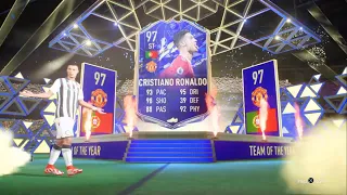 Insane TOTY Ronaldo In A Pack Futties 85+ x 10