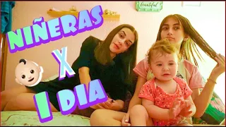 Andrea y Raquel son NIÑERAS de ADRIANA por un DÍA👶🏻