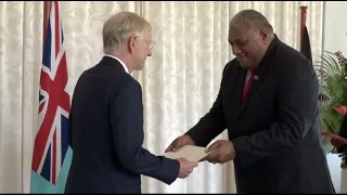 Fijian President receives letters of credence from Germany Ambassador