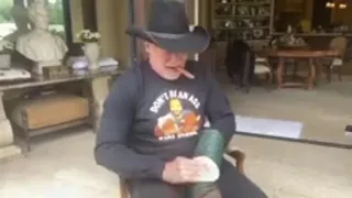 Arnold Schwarzenegger Collects Cowboy Boots