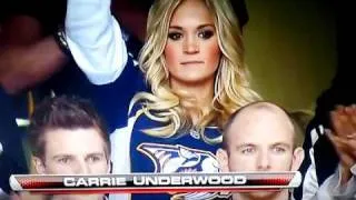 Carrie Underwood at Canucks/Predators game 6