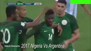 Top 5 Goals I Super Eagles I Seniorman Kels I Kelechi Iheanacho