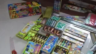 Lots of Firecrackers Unboxing and Shopping , Diwali 2017