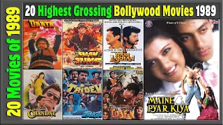 Top 20 Bollywood Movies Of 1989 | Hit or Flop | 1989 की बेहतरीन फिल्में | with Box Office Collection