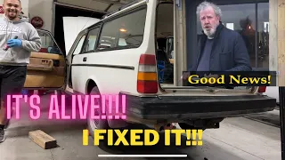 First Start of the Abandoned Volvo 240 Wagon! (Part3) Reviving Three Abandoned Volvo 240 Wagons!