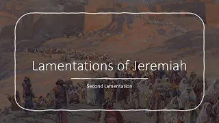 Second Lamentation of Jeremiah