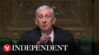 Lindsay Hoyle pauses debate to scold MP who 'flashed camera' in Commons