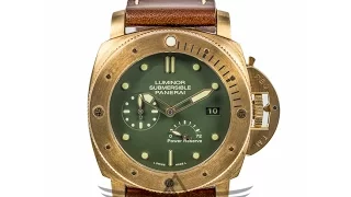 Panerai PAM00507 "Bronzo" Submersible Power Reserve Watch - Review