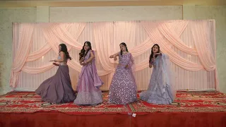 Surprise dance by bride's sisters