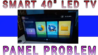 SMART 40"LED TV PANEL PROBLEM NO DISPLAY, PANDA COMPANY PANEL HOW TO REPAIR