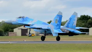 Ukrainian Sukhoi Su-27 Flanker Display at RIAT 2019