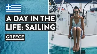 LIFE ON A YACHT VLOG - Our Routine Sailing Greece 🇬🇷 | Med Experience Days 5+