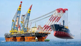 Inside the World's Largest Crane Vessels: Mega Cranes at Sea and the Heftiest Ship Lifters