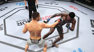 Israel Adesanya vs. Nate Diaz Full Fight - EA Sports UFC 4