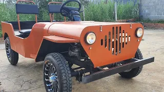 HOW TO MAKE MINI JEEP CAR WITH BIKES ENGINE P2