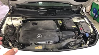 HOW TO CHECK OIL - Mercedes-Benz CLA