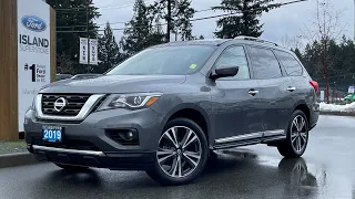 2019 Nissan Pathfinder Platinum+ Moonroof, Seats 7, NAV, DVD Review | Island Ford