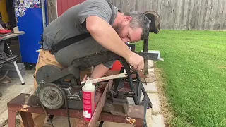 Vintage craftsman powered hacksaw