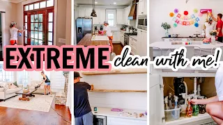 2020 EXTREME CLEAN WITH ME! | CLEANING MOTIVATION! | DECORATING, CUTTING GRASS, AFTER PARTY CLEANING