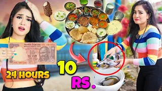 Living on Rs. 10 for 24 Hours 😱 *Gone Very Wrong* 😰 Shocking Experience