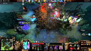 DOTA 2 - NiP teamfight vs Alliance (DreamLeague)