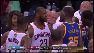 Kevin Durant & LeBron James EXCHANGE WORDS IN HEATED DISCUSSION!!!