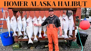 Halibut Fishing In Homer Alaska | {Catch and Clean Halibut Fishing}