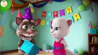 Happy birthday to you ji song||funny talking tom version/#funny #talking tom #Happy birthday #party