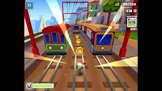 Running on Train Tracks | Subway Surfers