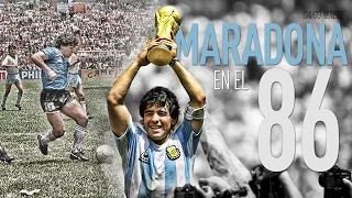 Todo lo que hizo Diego Armando Maradona en el Mundial 1986.